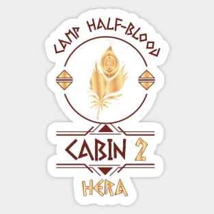 Cabin #2 in Camp Half Blood, Child of Hera – Percy Jackson inspired design Sticker